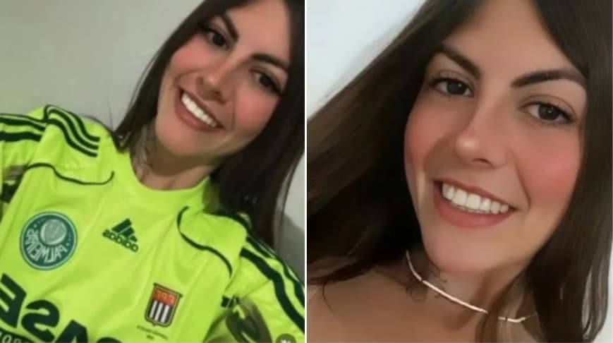 Gabriela Anelli torcedora do palmeiras flamengo allianz parque