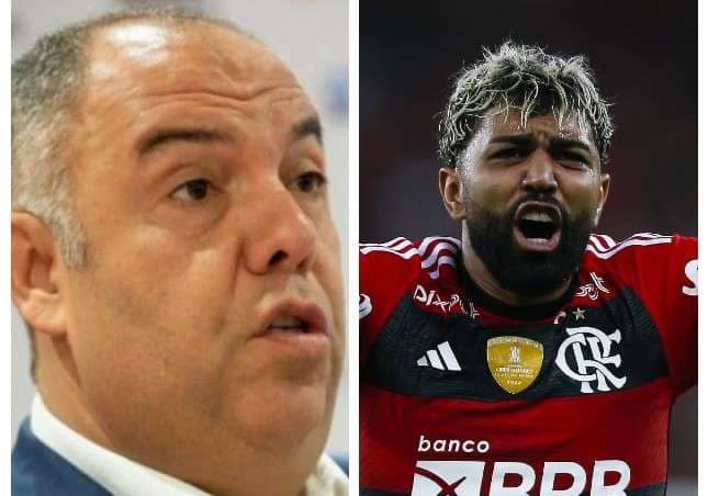 Gabigol e Marcos Braz têm relação estremecida