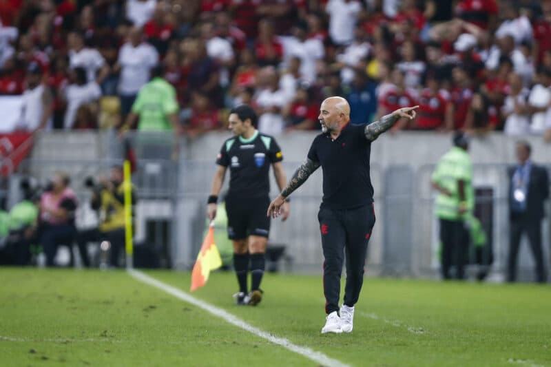 Jorge Sampaoli no comando do Flamengo