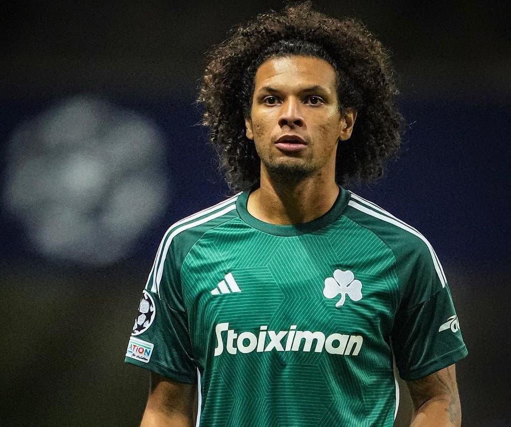 Willian Arão em ação pelo Panathinaikos na Champions League