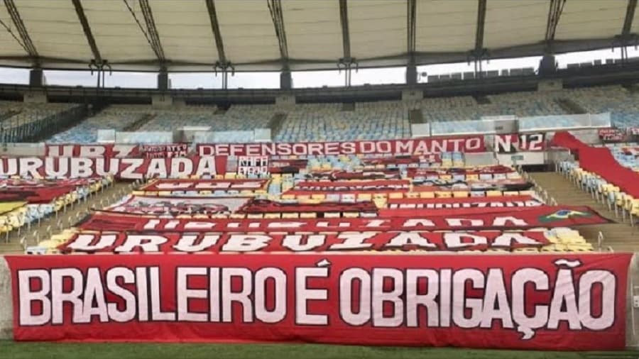 Urubuzada foi proibida de se manifestar em jogo do Flamengo contra o São Paulo pelo Brasileirão