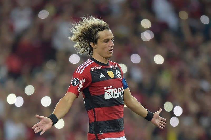 David Luiz em campo pelo Flamengo