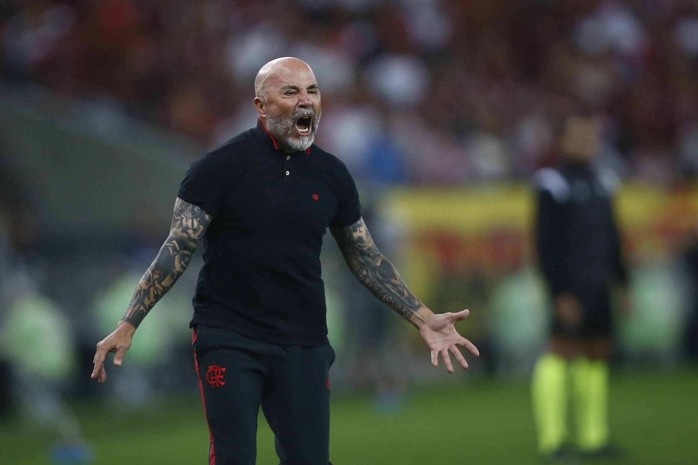 Sampaoli em jogo do Flamengo; time não recuperou fase ofensiva com Tite e termina 2023 com o pior ataque dos últimos cinco anos