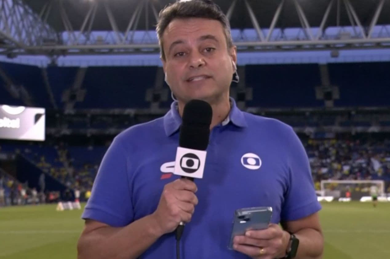 Eric Faria, repórter da Globo, está escalado para final da Copa do Brasil entre Flamengo e São Paulo