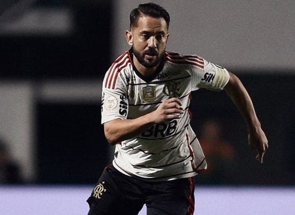 Everton Ribeiro durante Goiás x Flamengo