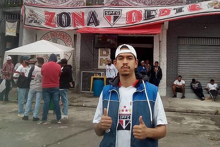 Rafael dos Santos Tercilio Garcia, torcedor do São Paulo morto após receber disparo de "bean bag" na cabeça, munição utilizada pela Polícia Militar, antes de Flamengo x São Paulo pela Copa do Brasil