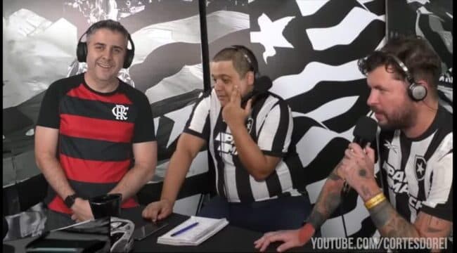 Reikrauss debocha de transmissão da Botafogo TV após vitória do Flamengo e convence torcedor do Botafogo