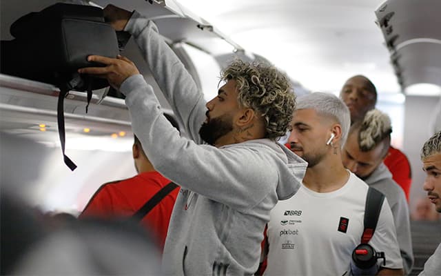 embarque flamengo aeroporto