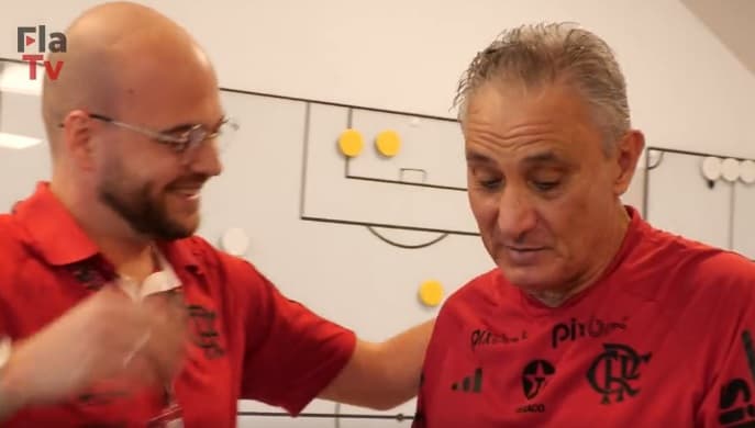 tite flamengo dona ivone fla tv
