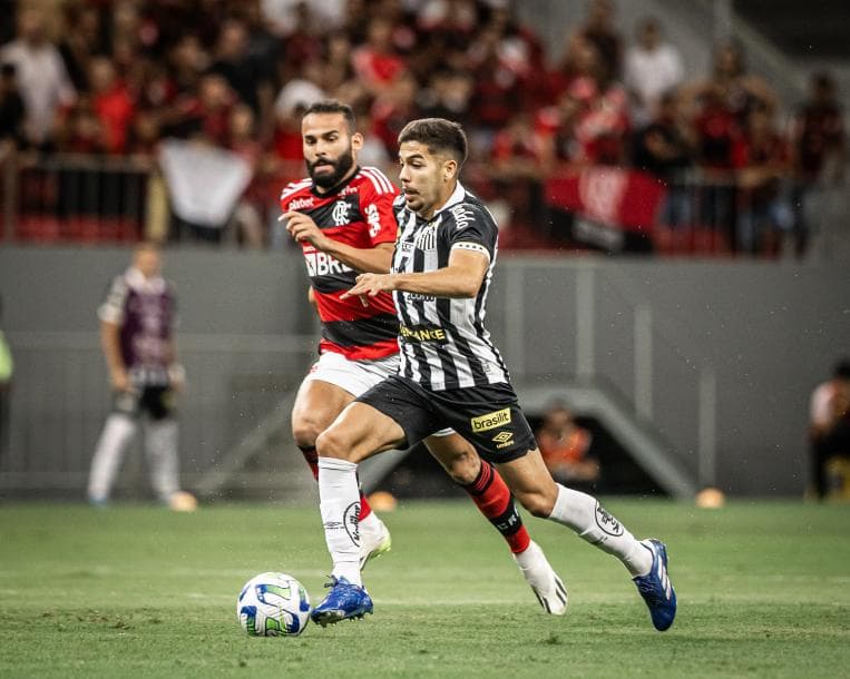 Santos e Flamengo se enfrentaram no Mané Garrincha. pelo Brasileirão