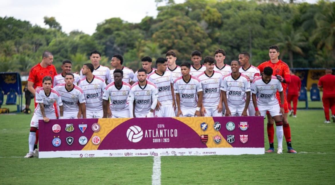 Flamengo Sub-19 na estreia contra o Novorizontino na Copa Atlântico