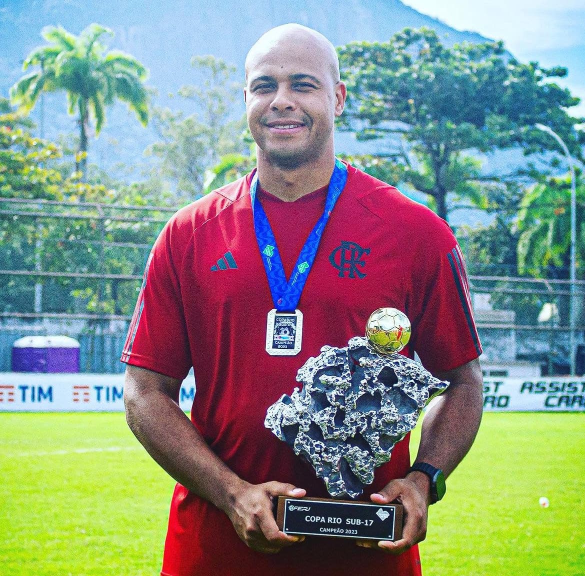 Leonardo Ramos, treinador do sub-17 do Flamengo