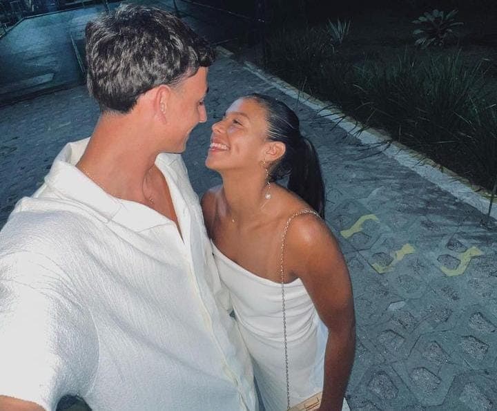 João Carbone e Nina Garrit, das categorias de base do Flamengo, possuem um relacionamento