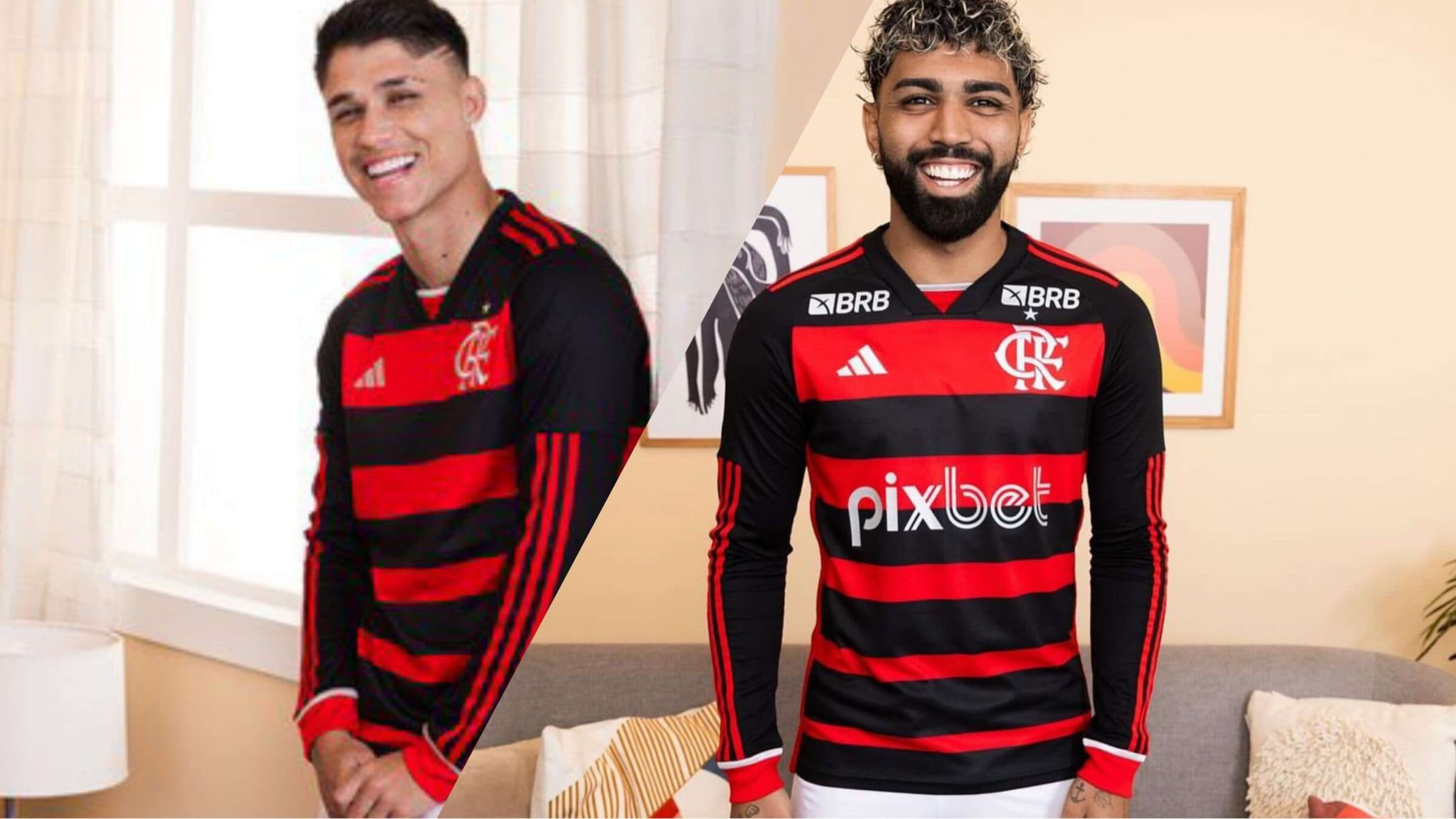 manto de manga longa do flamengo