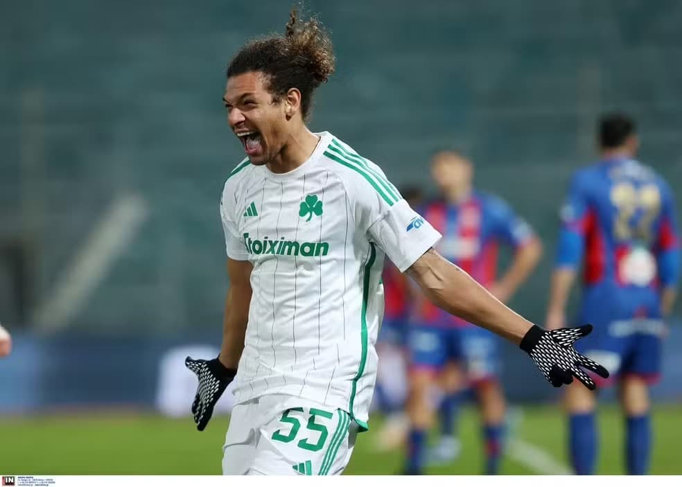 Em boa fase, Willian Arão, ex-Flamengo, tem sido um dos destaques do Campeonato Grego no vice-líder Panathinaikos