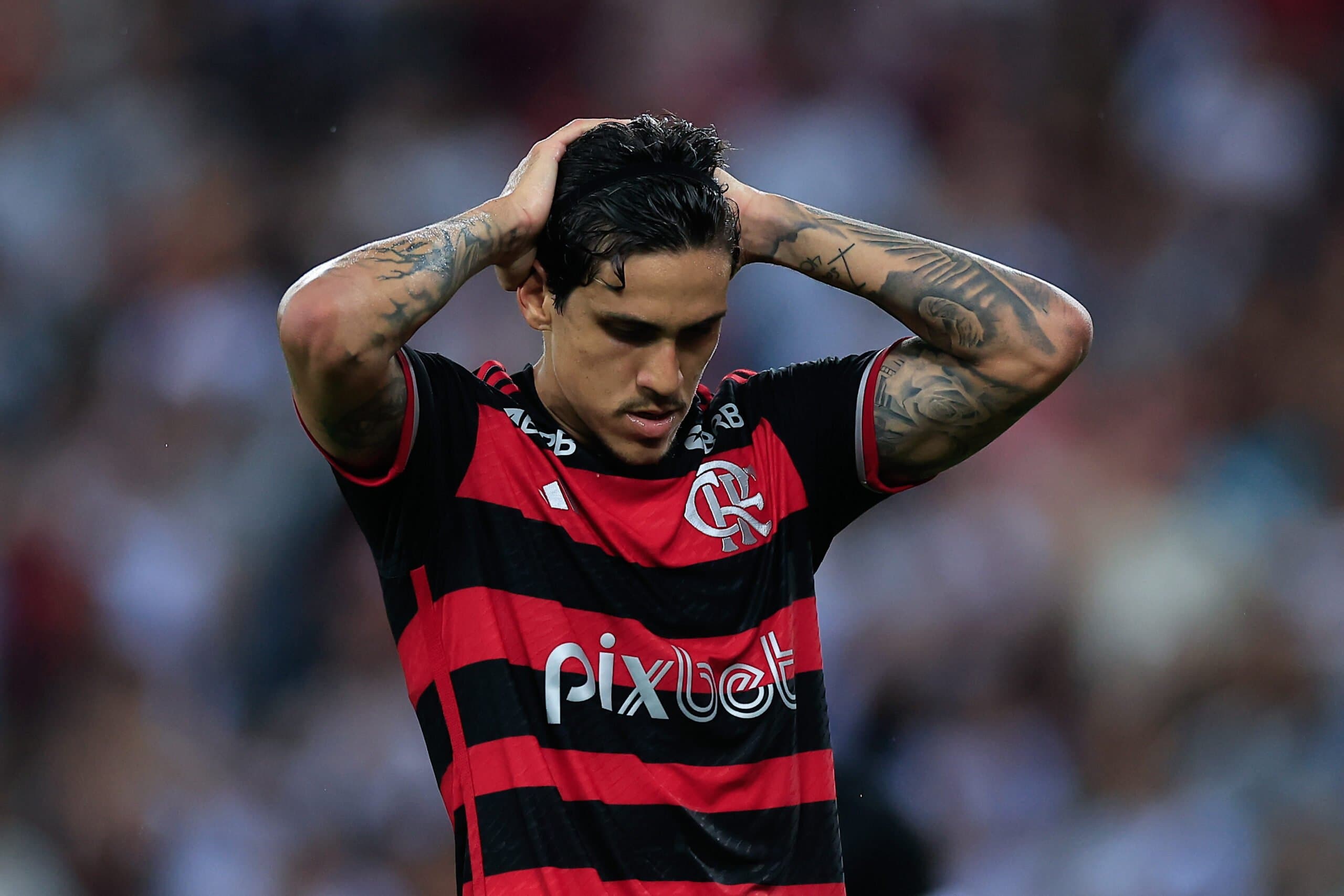 Pedro em ação pelo Flamengo