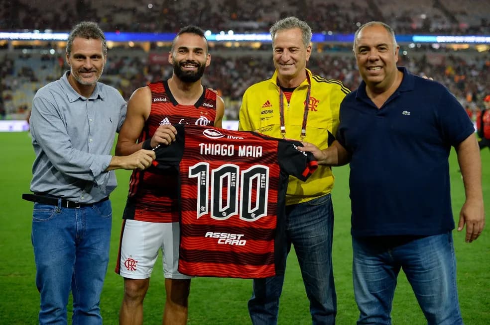 Thiago Maia pode deixar o Flamengo para o Internacional e clube planeja reposição