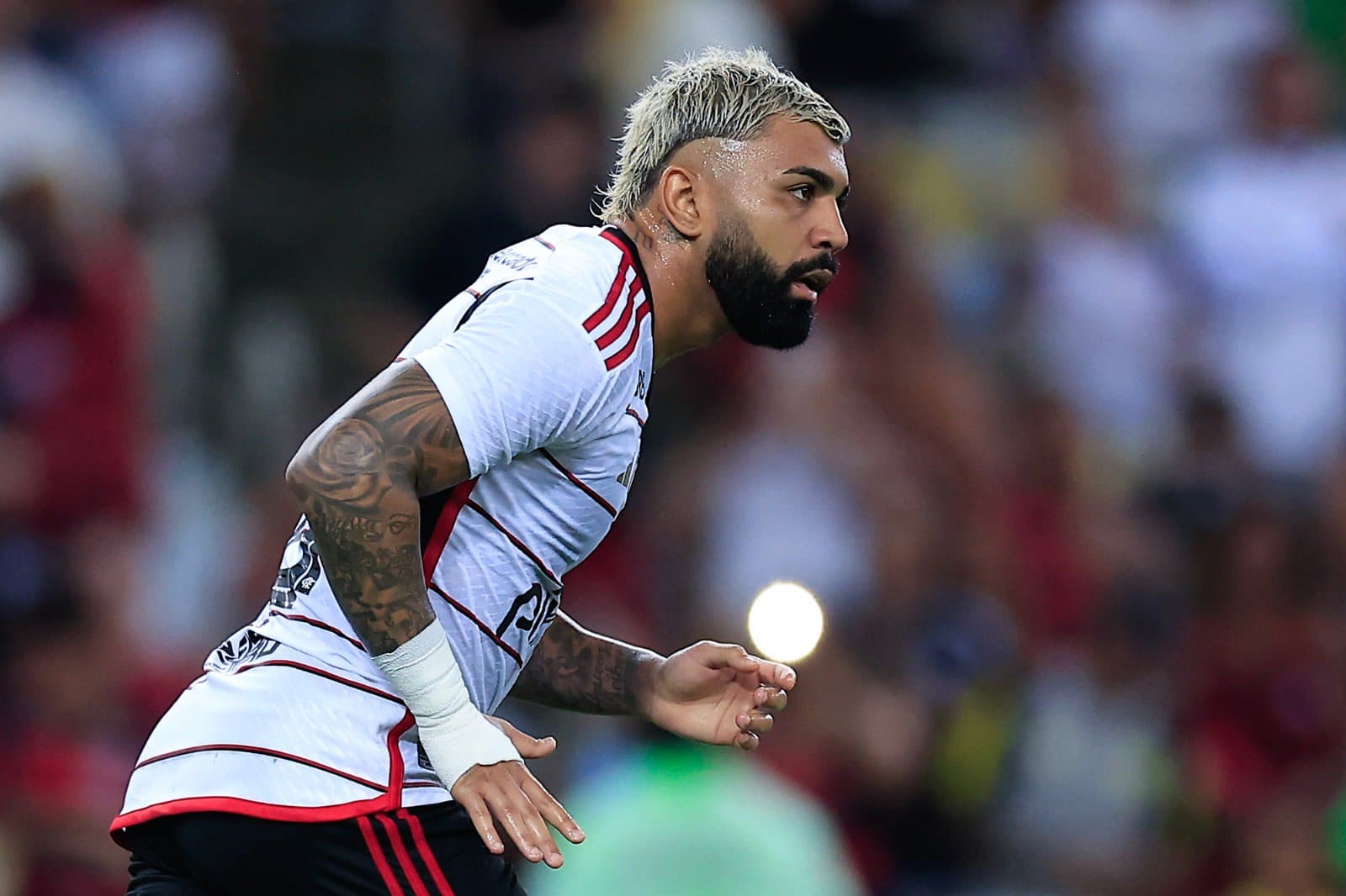 Gabigol em jogo entre flamengo e vasco