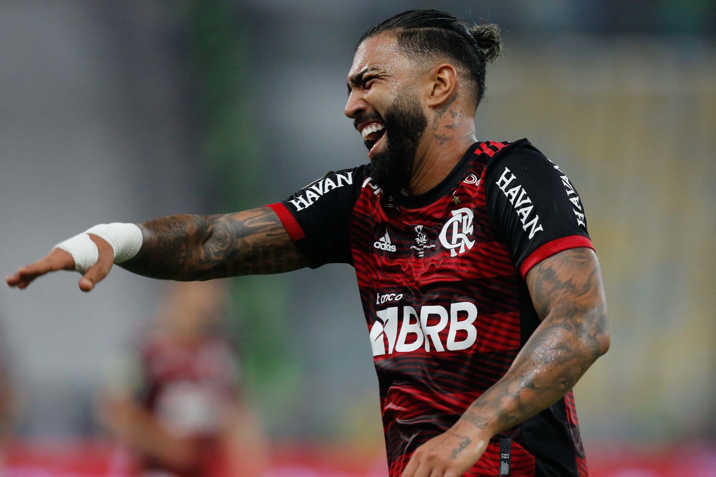 Gabigol atuando pelo Flamengo. Jornal chileno disse que atleta não joga contra o Palestino em Coquimbo pela Libertadores