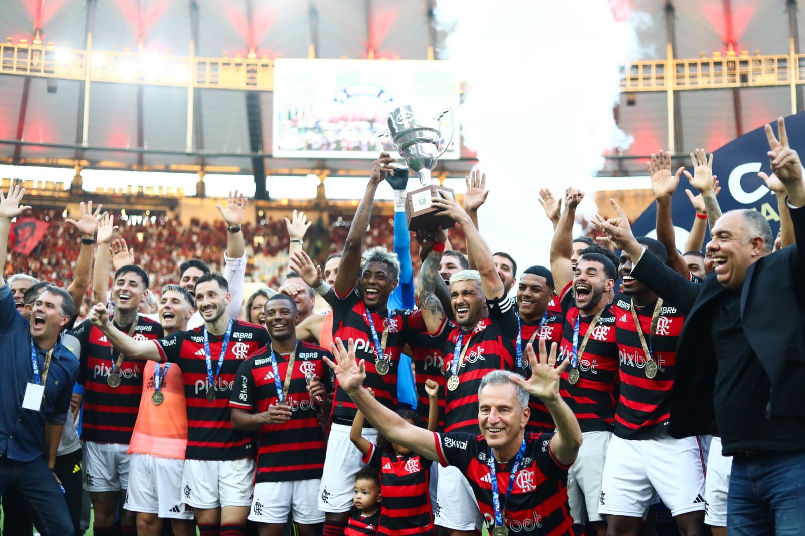 Flamengo csmpeão da Taça Guanabara 2024
