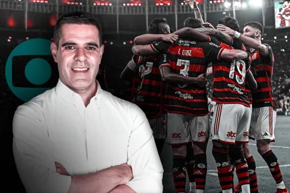 Globo define primeiro jogo do Flamengo que Paulo Andrade irá narrar no Brasileirão