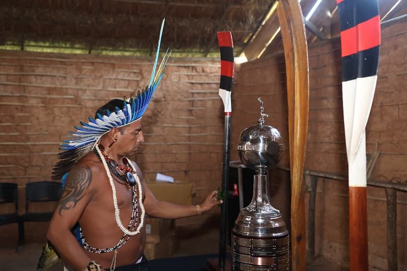 indígenas estarão no Maracanã para partida entre Flamengo e Botafogo no Brasileirão