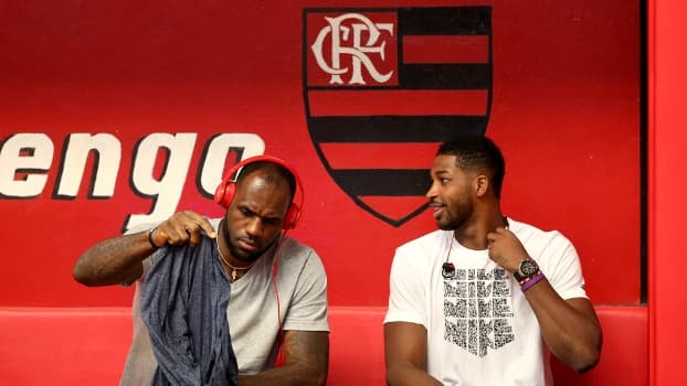 LeBron James no ginásio de Basquete do Flamengo. Madonna fará show em Copacabana