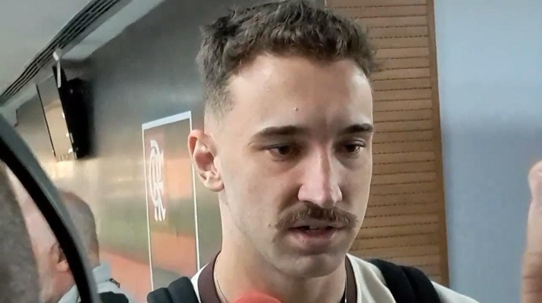 Léo Ortiz na zona mista após Flamengo x Millonarios