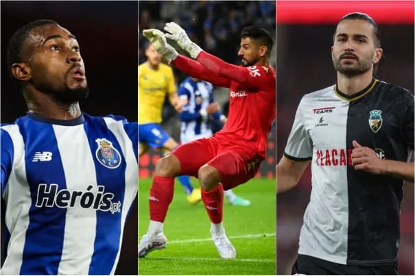 Otávio (Porto), Marcelo Carné (Estoril) e Mattheus (Farense) são três crias do Flamengo que se destacaram na elite do Campeonato Português em 2023/24