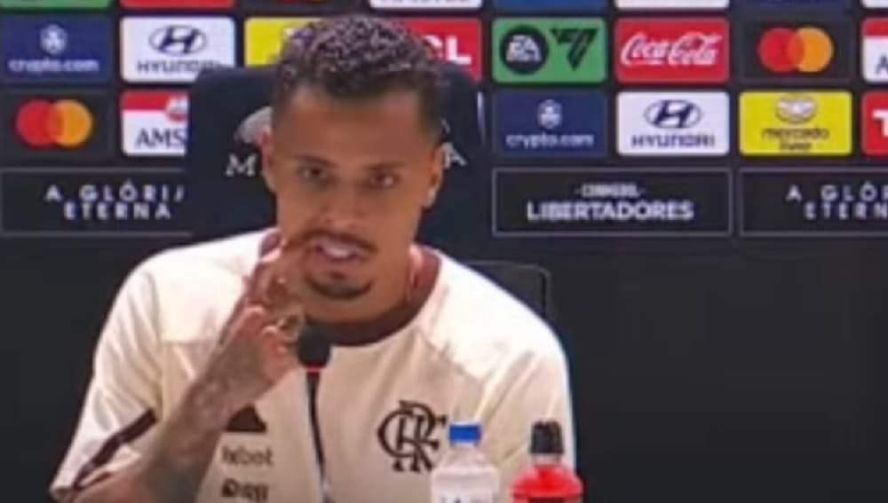 allan fala após vitória do flamengo contra millonarios