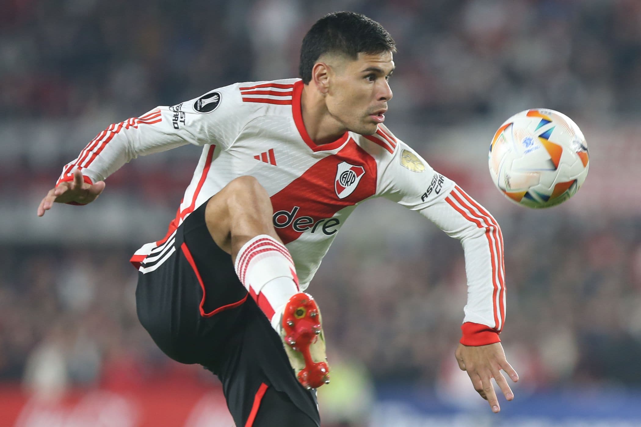 Agustin Sant'anna em jogo pelo River Plate.