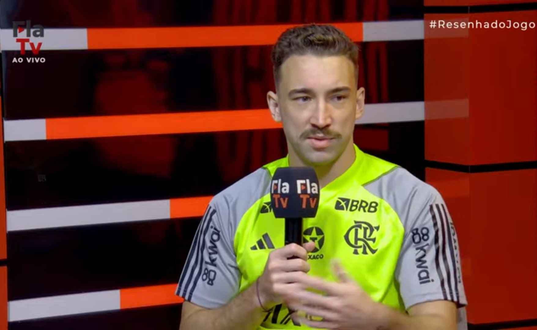 léo ortiz em entrevista para a fla tv canal do flamengo