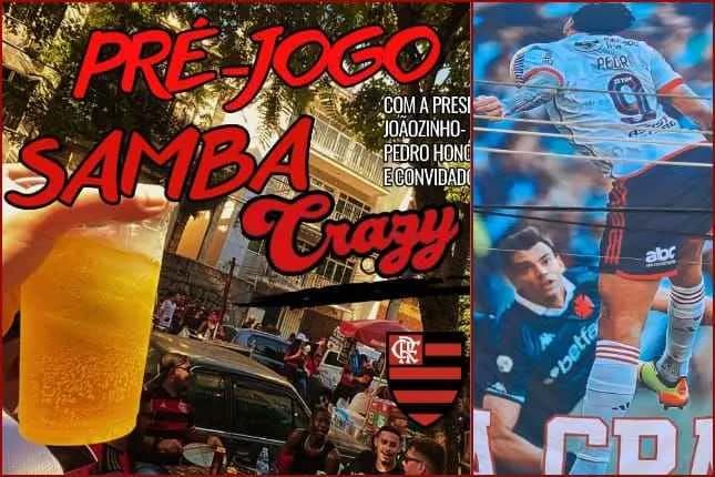 Fla Crazy organiza churrasco no pré-jogo de Flamengo x Cuiabá para celebrar bandeirão para Pedro