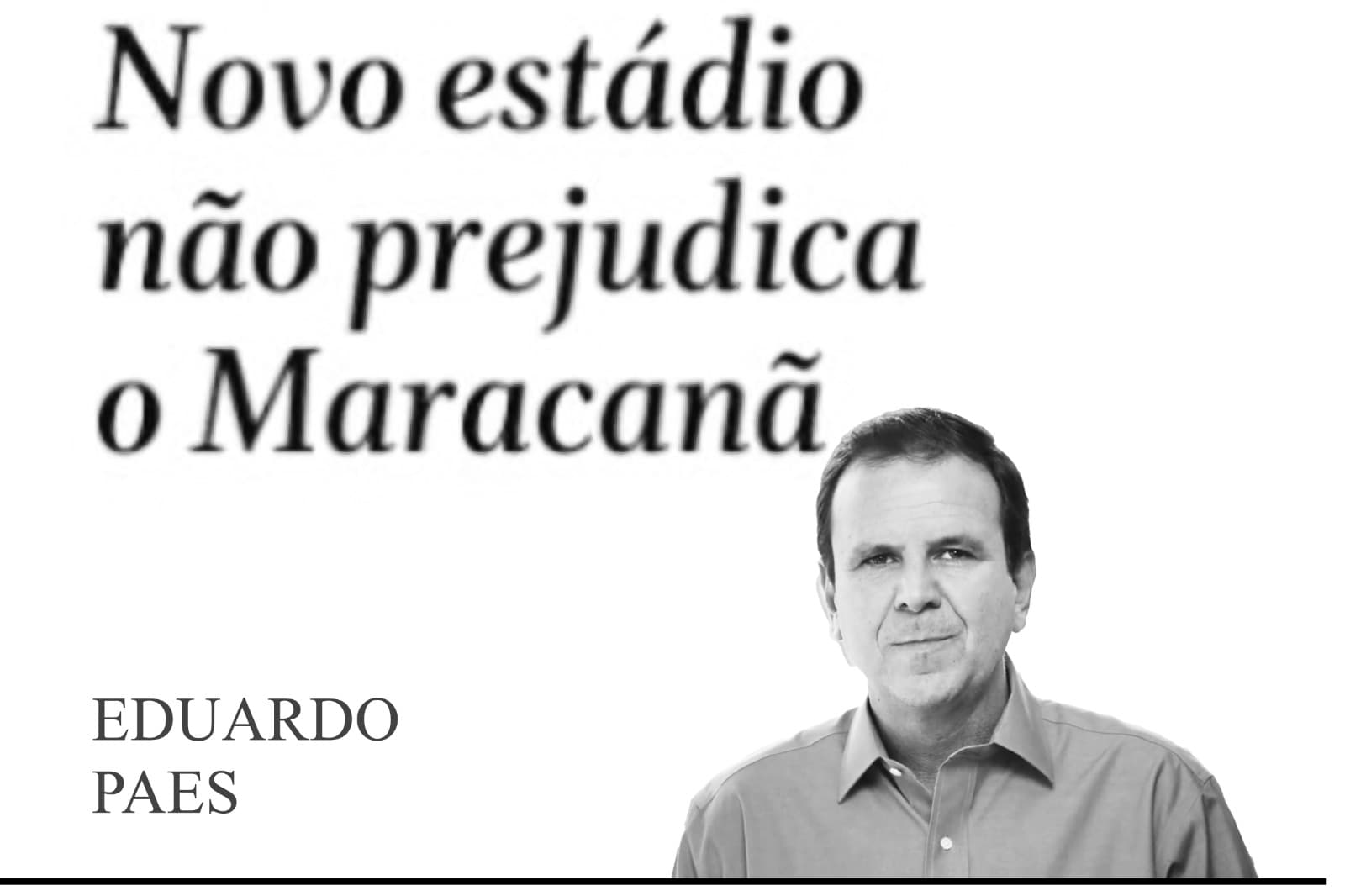 Paes rebate Globo e diz que estádio do Flamengo não é ruim para Maracanã