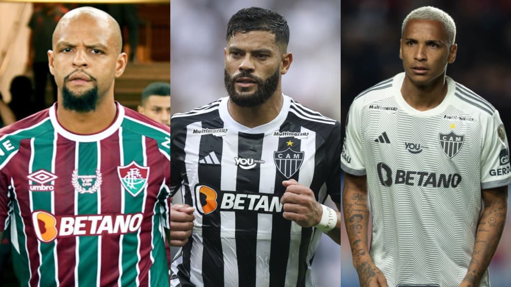 Felipe Melo, Hulk e Deyverson; torcida do Flamengo escolhe jogador rival mais odiado