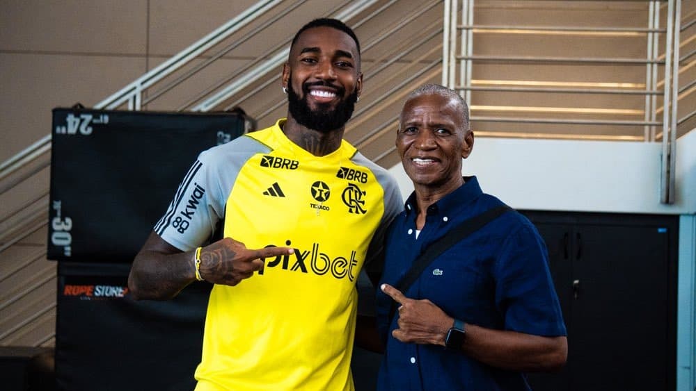 Gerson e Adílio, maiores camisas 8 do Flamengo