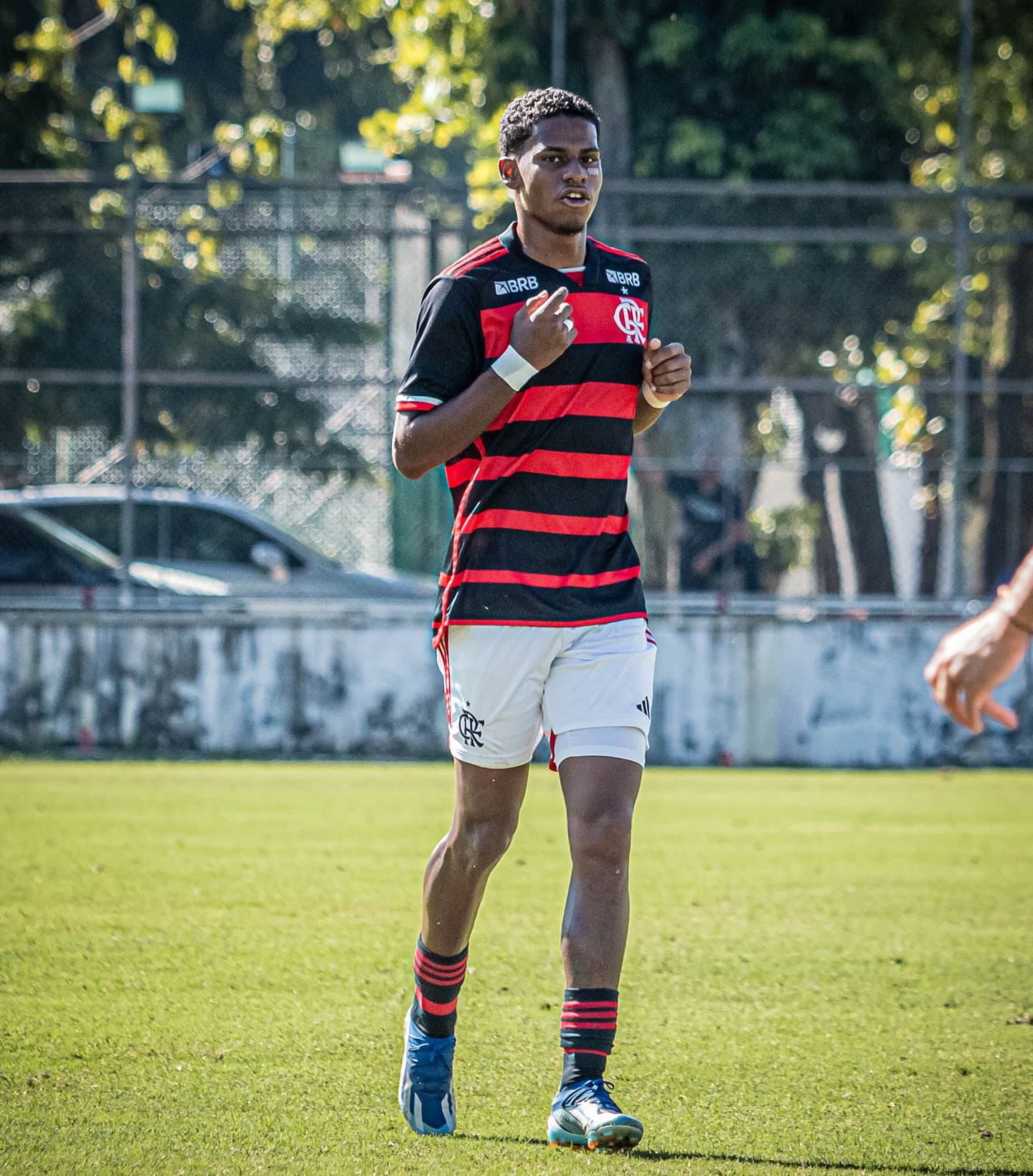 Germano, lateral-esquerdo do Flamengo Sub-20 (Reprodução/Jogador).