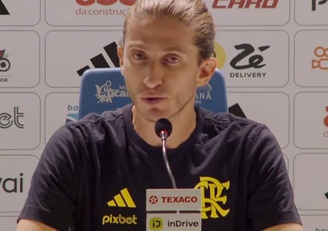 Filipe Luís, técnico do Flamengo, em entrevista coletiva após Corinthians x Flamengo na Copa do Brasil