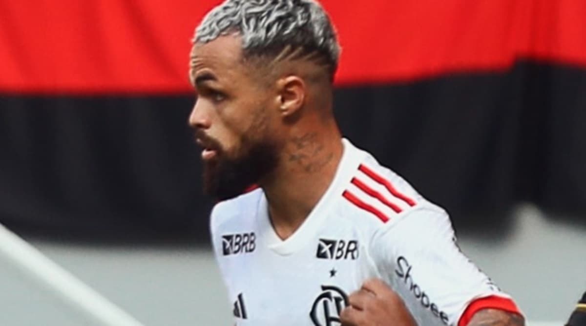 michael em jogo do flamengo contra o volta redonda