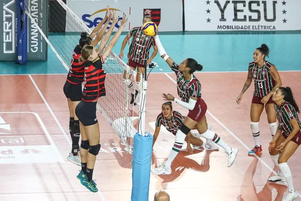 Sesc Flamengo x Fluminense Superliga