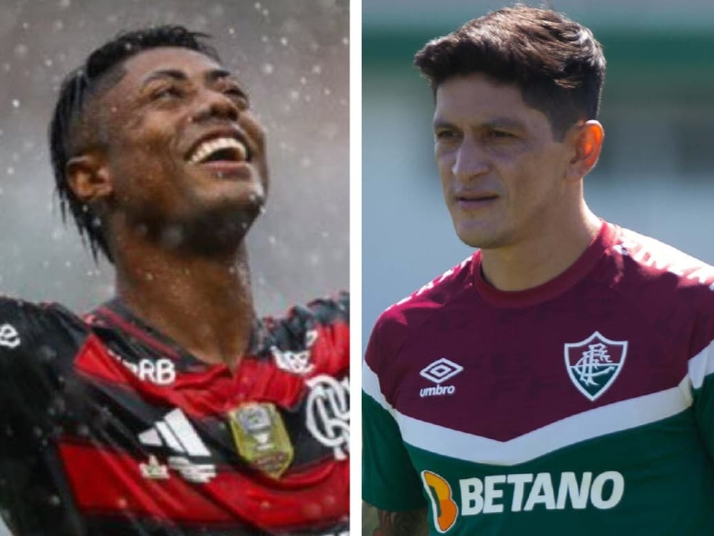 Bruno Henrique e Germán Cano