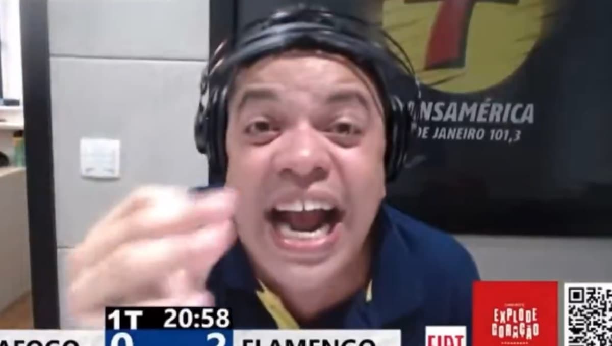 cantarelli vibra com gol de bruno henrique do flamengo