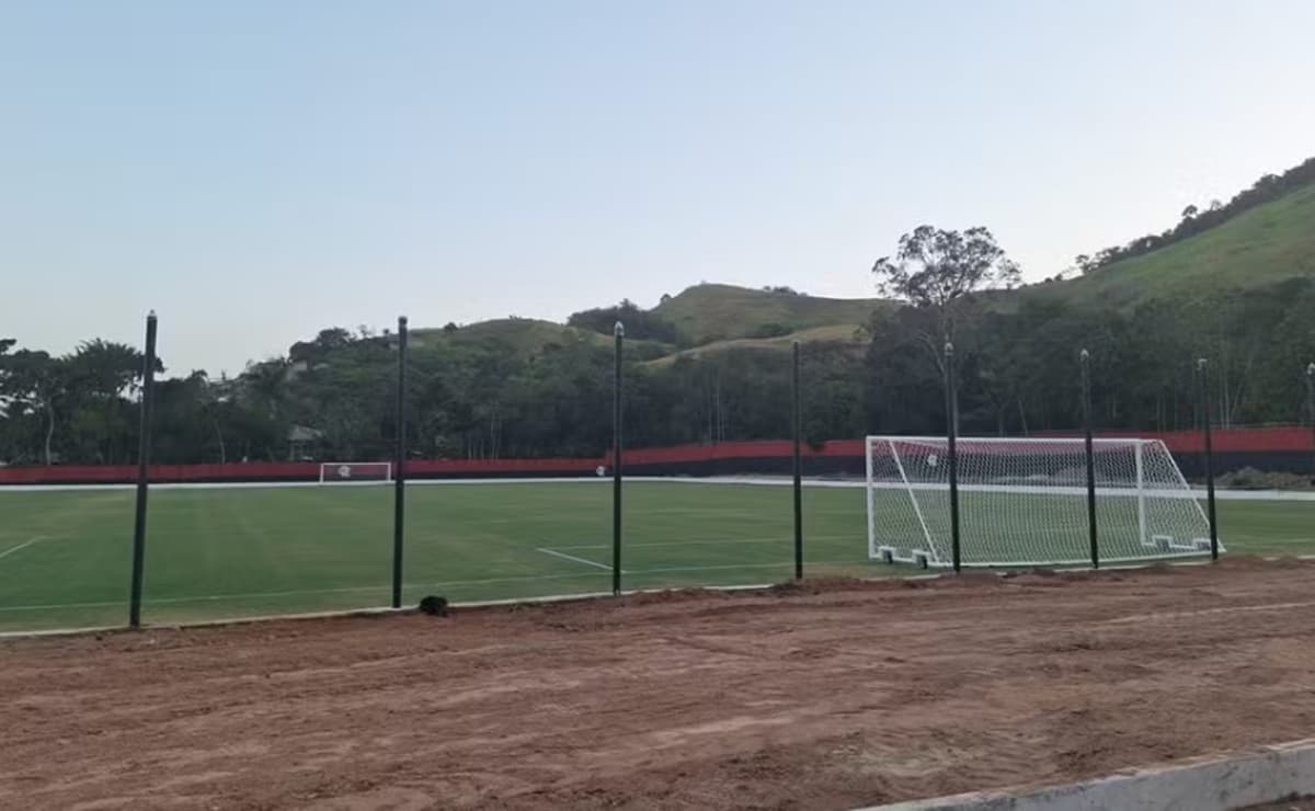 estádio do flamengo no ninho do urubu em construção