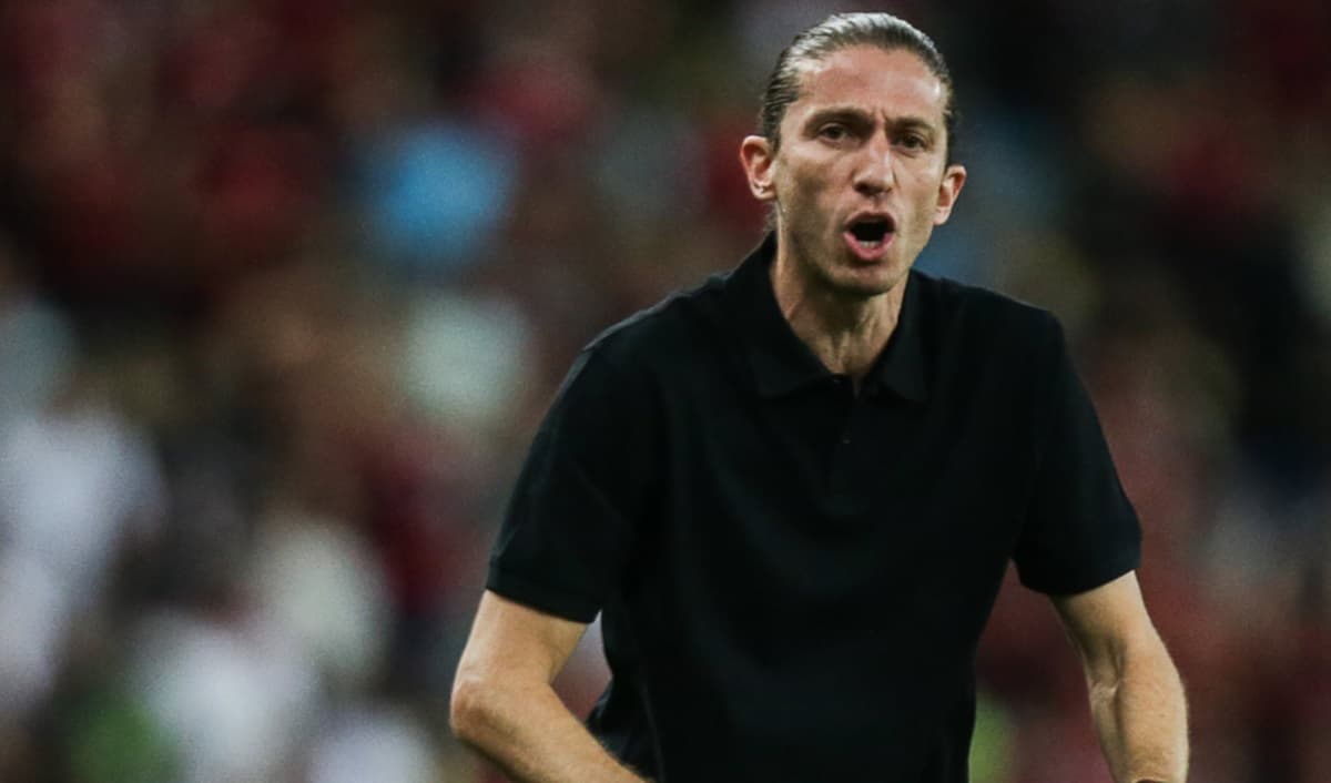 filipe luís após classificação do flamengo no maracanã