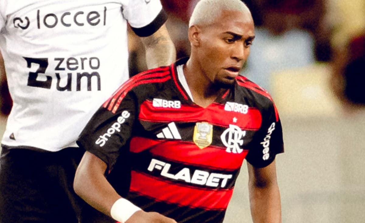 lorran em jogo do flamengo contra o botafogo pb