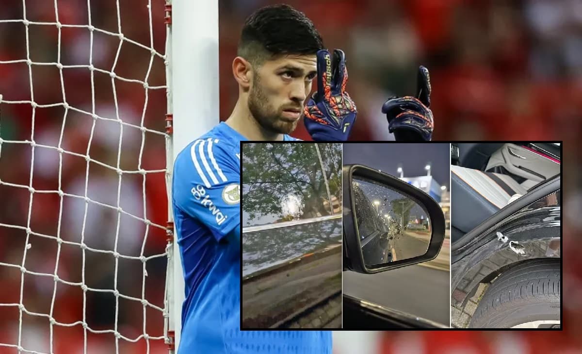 rossi goleiro do flamengo é alvo de tiros em seu carro