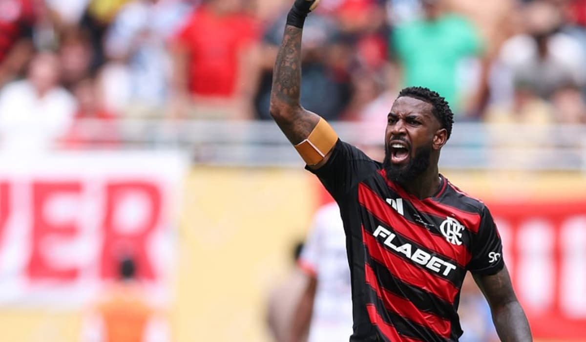 gerson em gol do flamengo contra o bayern de munique