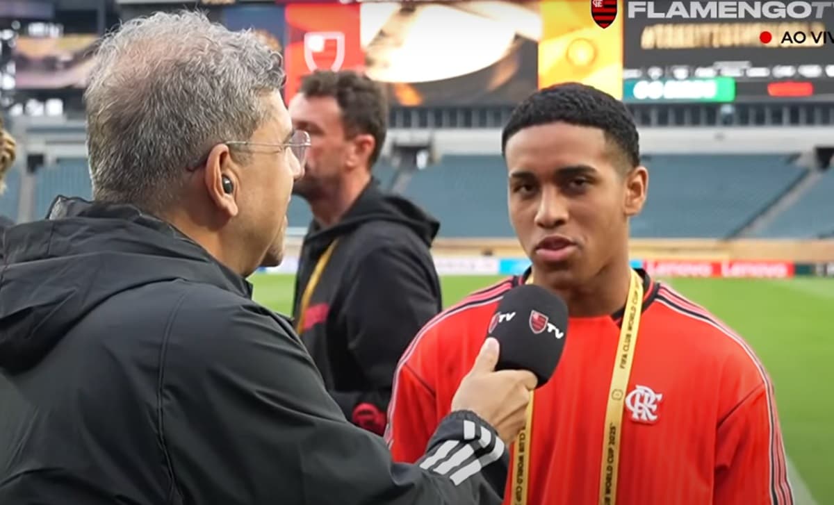 joshua em entrevista pelo flamengo na copa do mundo de clubes