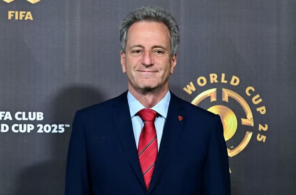 Rodolfo Landim, presidente do Flamengo, em Miami, para sorteio do Mundial de Clubes da Fifa