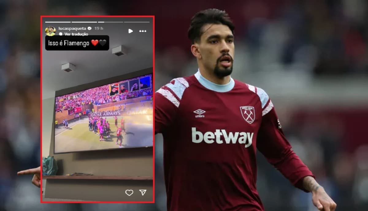 lucas paquetá comemora vitória do flamengo sobre chelsea